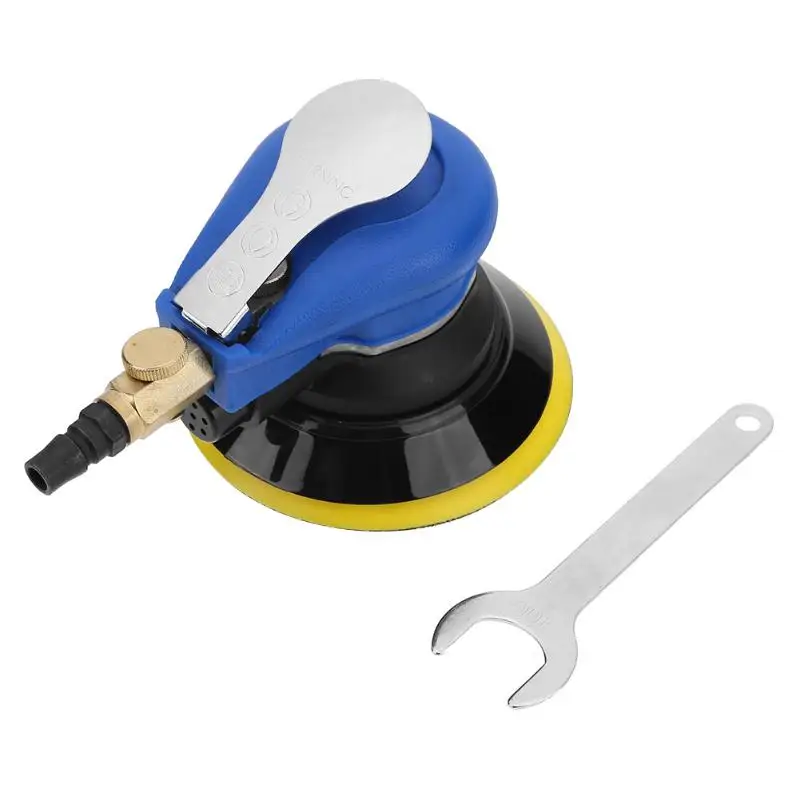 

5 inches Mini Pneumatic Air Sander 9500RPM Car Polisher Sandpaper Grinding Sanding Polishing Machine Power Tools