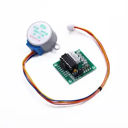 1 комплект 5 V 4 фазы 28YBJ-48 DC Шестерни шаговый преобразователь мотор + 1 шт ULN2003 драйвер платы ULN2003 для Arduino PIC MCU DIY