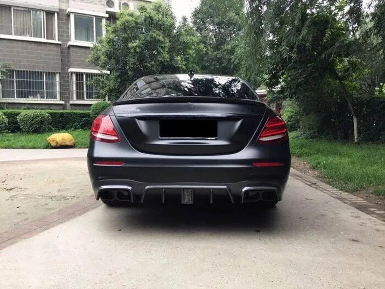 Диффузор из углеродного волокна с наконечниками для Mercedes Benz W213 E Class Sport E350 E43 AMG E63