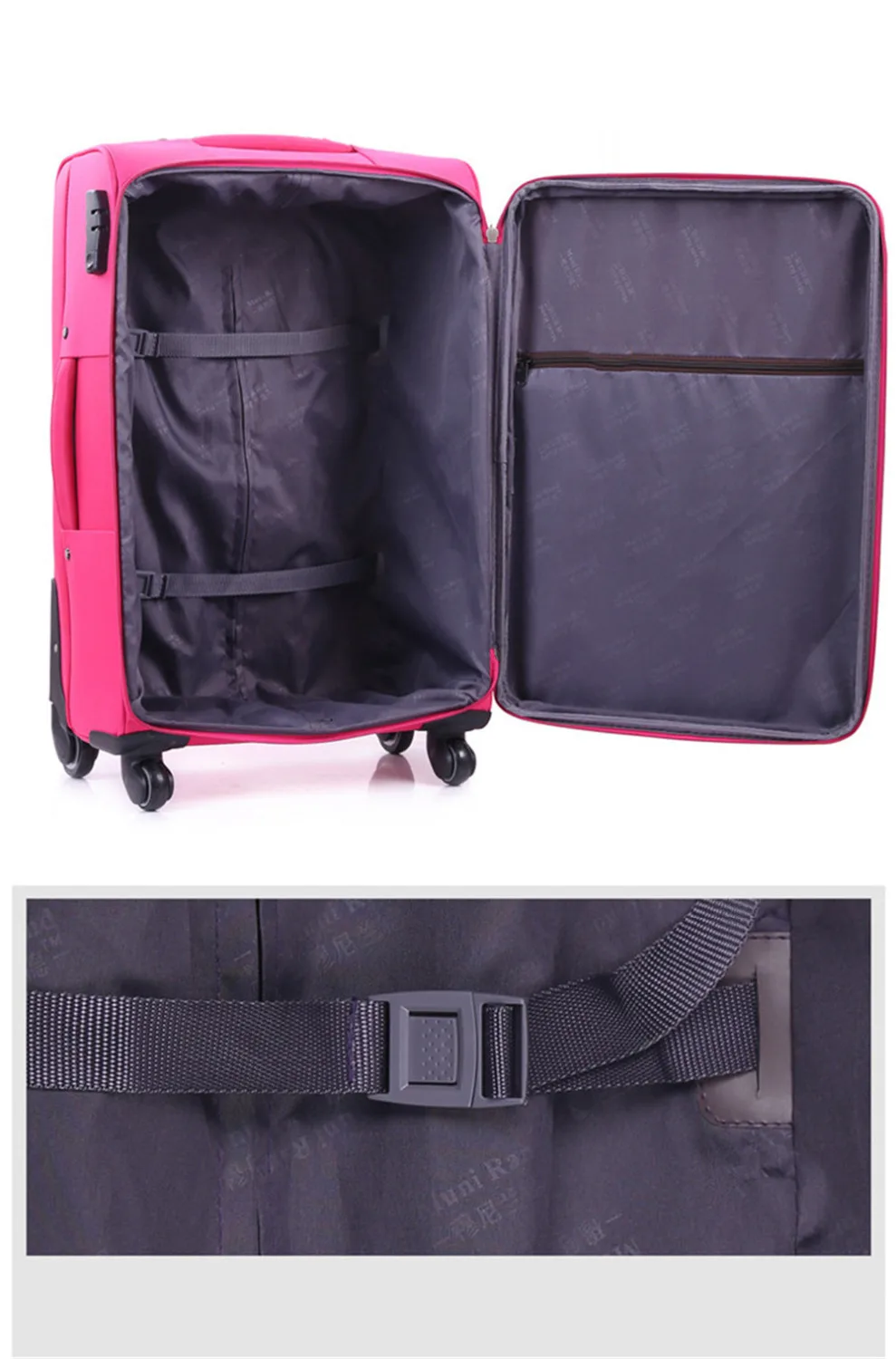 Классический мужской багаж на колёсиках 20 дюймов высокой емкости Оксфорд Прочный вращающийся багажник бренд бизнес путешествия чемодан пансион