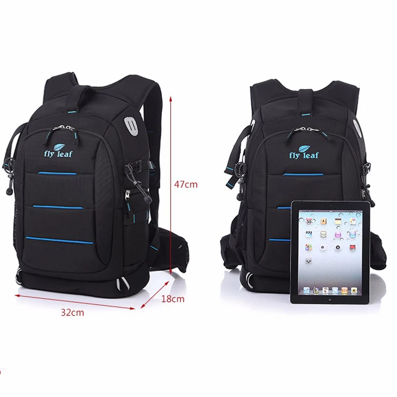Mosca-de FL 336 DSLR foto Cámara bolsa mochila Universal de gran capacidad de viaje mochila para Canon/Nikon cámara Digital
