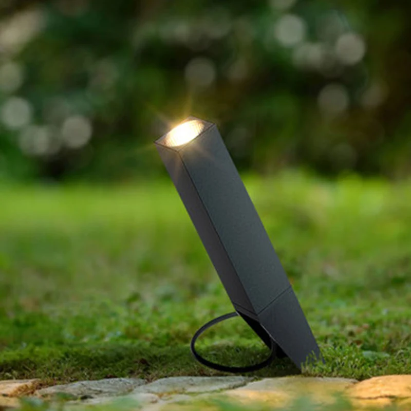 

IN JUICY Modern Lawn Villa Spotlight Grass Garden Courtyard Light Outdoor Landscape Light Waterproof Park Spotlights