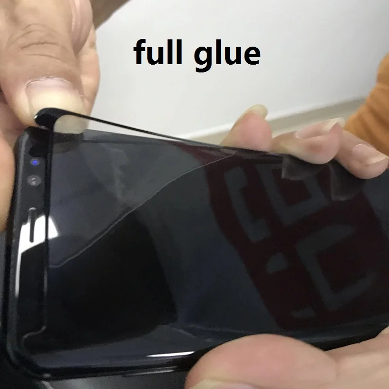 3D полное покрытие Полный Клей закаленное стекло для SAMSUNG Galaxy note8 note9 S8 S9 PLUS S8 PLUS Полный Клей протектор экрана