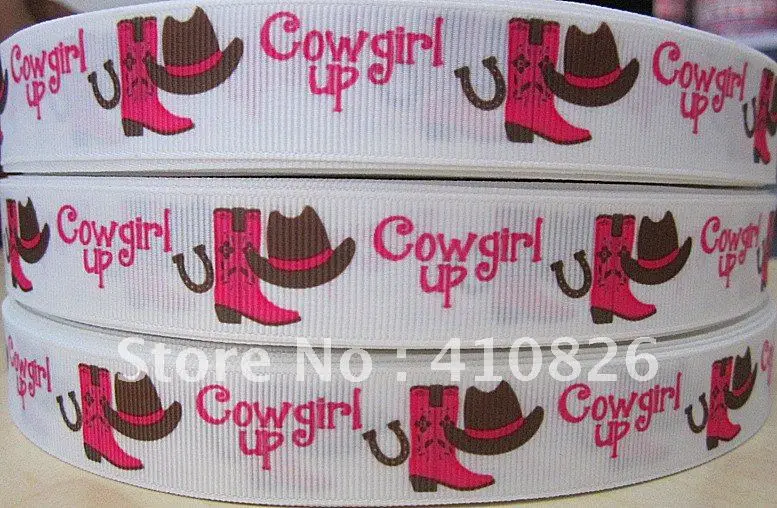 Q& N ленты 7/8 дюймов 22 мм cowgirl корсажная/атласная/органза ленты DIY Hairbow рождественские ленты аксессуары для шитья 50 ярдов