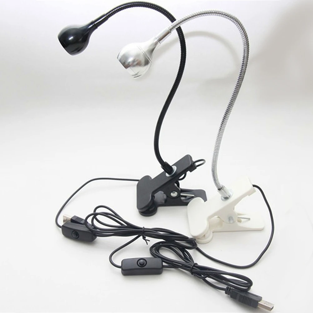 1PC Mini Flexible Bright Desk for Kindle USB Delicate Clip LED Light Clip-On Ebook Reading Lamp Book light Book Reader
