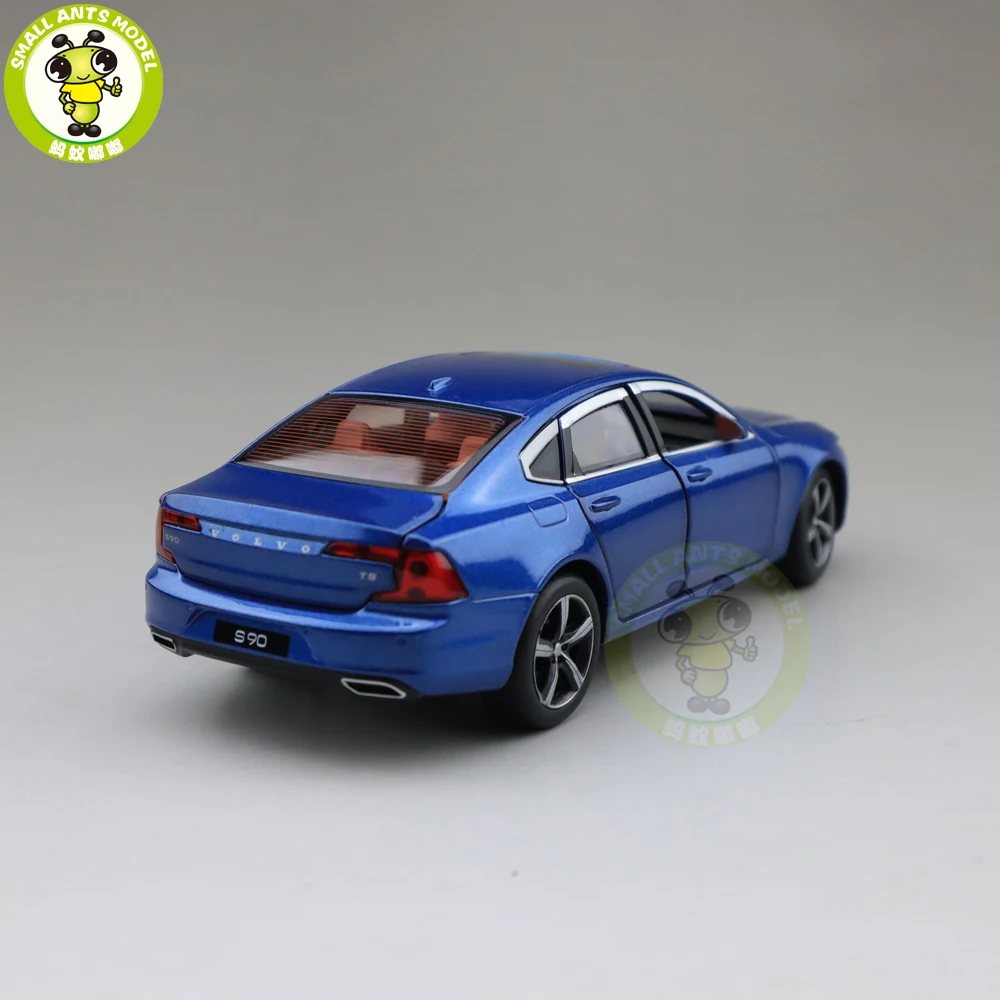 1/32 JACKIEKIM Volvo S90 амортизация версия литой модельный автомобиль игрушки для детей Подарки для мальчиков девочек