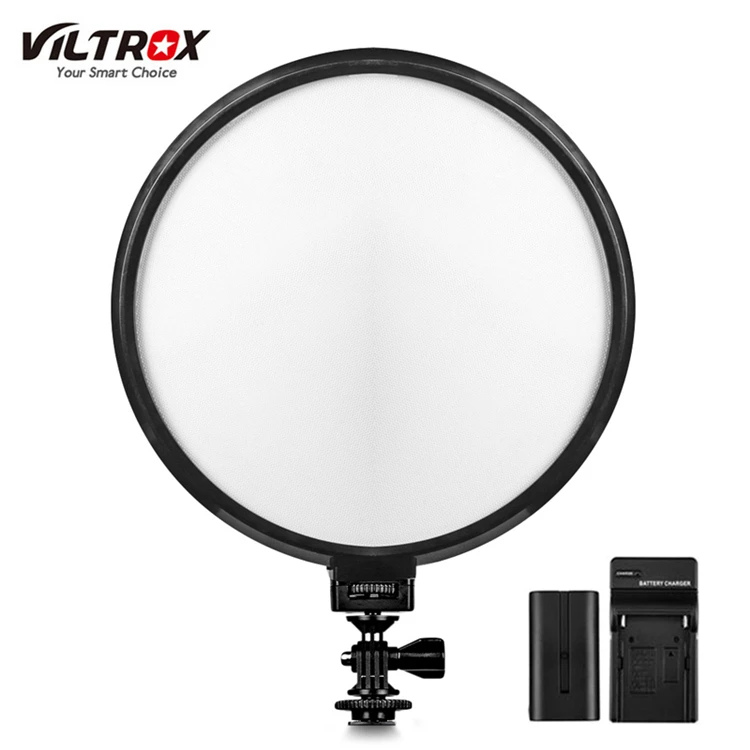 Viltrox VL-500T 25W LED Video Studio Light Lamp Slim Bi-Color Dimmable F550 Battery for camera photo shooting YouTube Video show - Цвет: Package 2