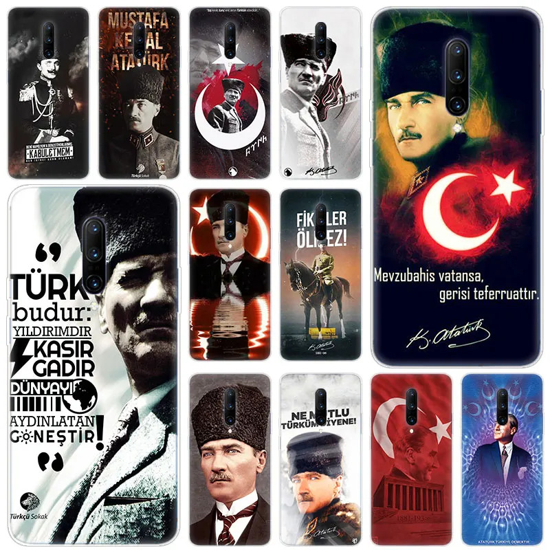 Hot Fenerbahce Mustafa Kemal Ataturk Soft Silicone Fashion Transparent Case For font b OnePlus b font