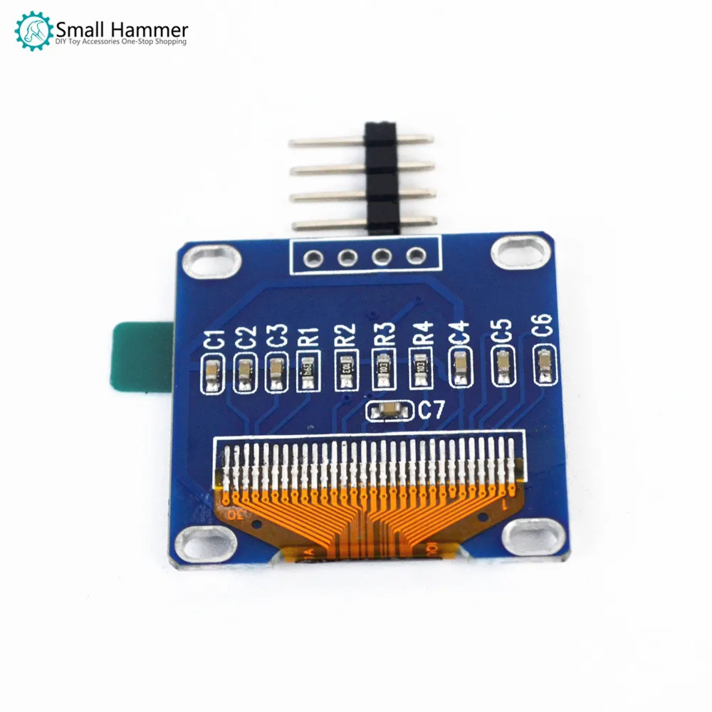 0,96 дюймов синий 128*64 I2C межсоединений интегральных схем связи дисплей на органических светодиодах ЖК-дисплей модуль
