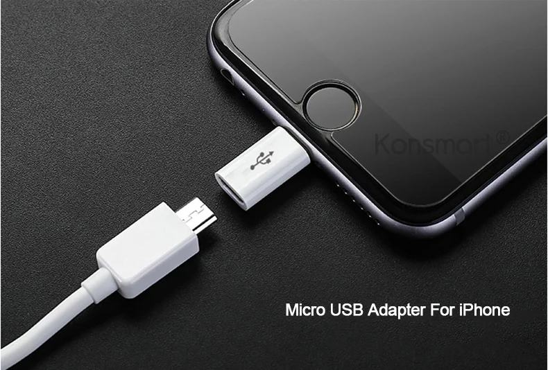 Адаптер usb type-C для синхронизации данных MicroUSB для мобильного телефона samsung huawei Xiaomi Android iPhone XR XS 5s 6S 7 8 Plus Быстрая зарядка