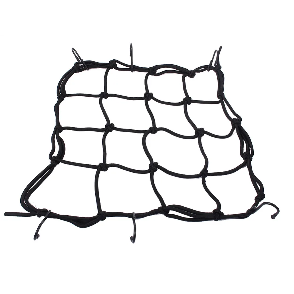 

Universal Bungee Cargo Net Motorbike Helmet Mesh Storage Motorcycle Helmet Bungee Luggage Hold Down Storage Cargo Organiser Net