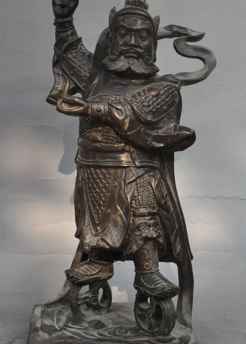

Chinese fengshui bronze Exorcism Tianshic Zhong Kui blessing immortal Statue