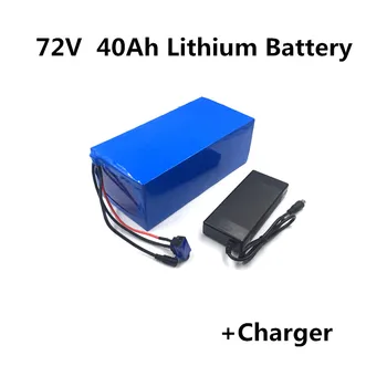 

High power 72V 40Ah Lithium Battery 3500W E-motorcycle battery for E-scooter EV back-up battery Car starter+5A charger