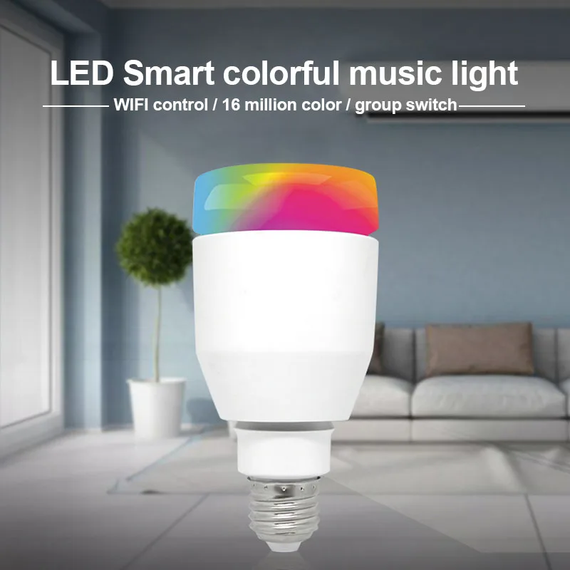 

Newest APP Control LED Light Bulb Smart Bluetooth Music Light Bulb for Home Stage