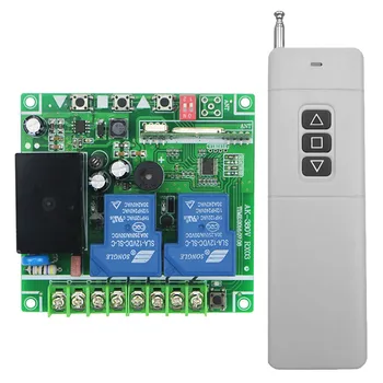 

AC 220 V 240 V 250V 380V 2 CH RF Wireless Remote Control High quality can support tubular motor forward and inversion 1000M