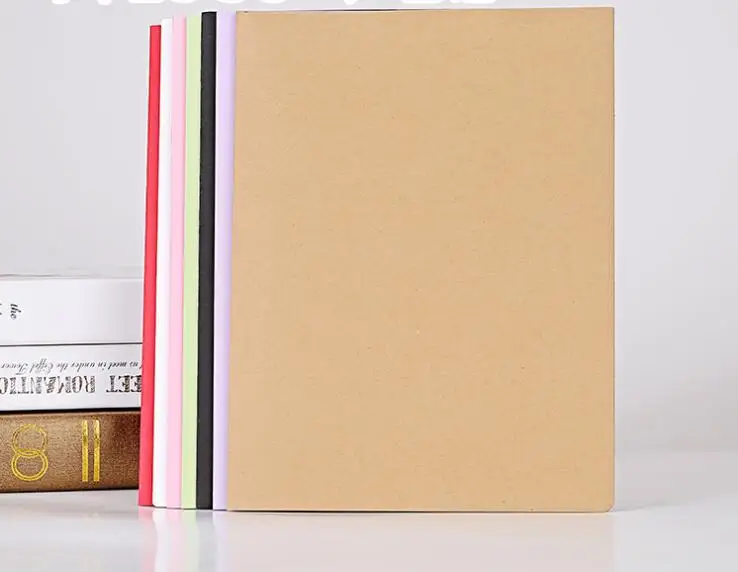 

A4 File Folder White Black Kraft Paper 250gsm 5pcs