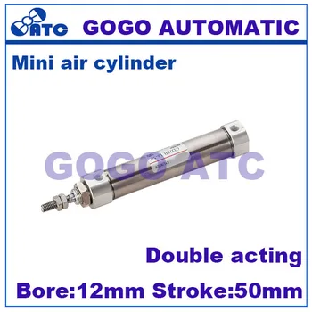 

Cylinder stainless air cylinder bore 12mm stroke 50mm CDJ2B12-50-B double acting cylinder parts for aerosol filling machine