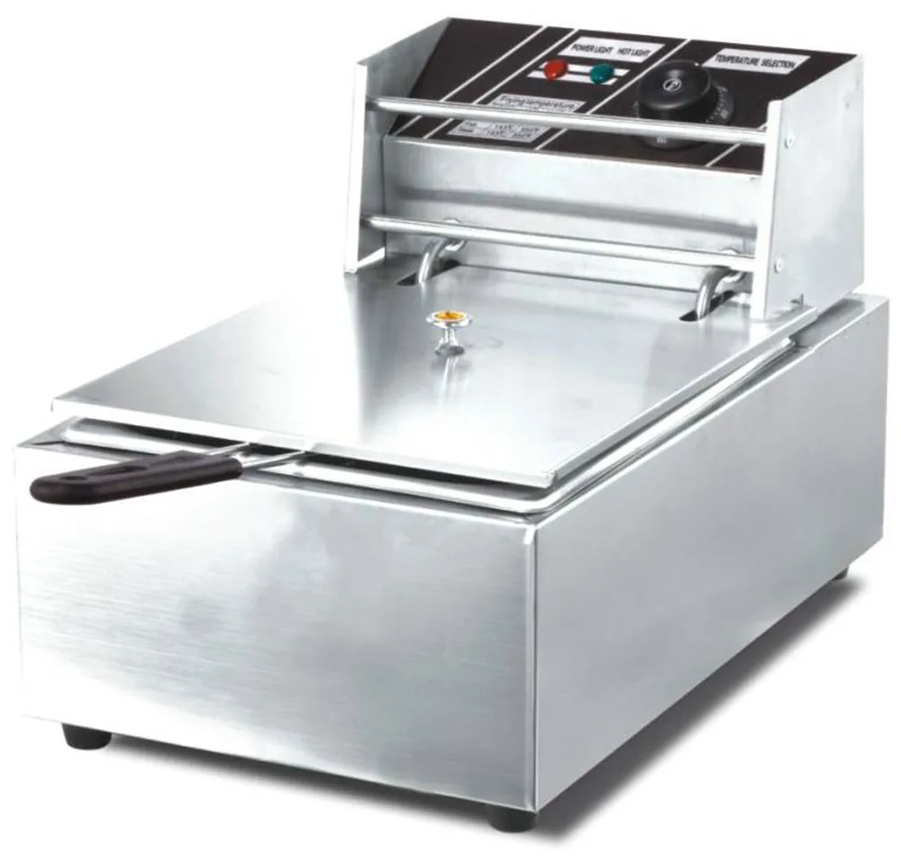 GX 81A one tank one basket stainless steel commercial electric chicken fish KFC deep fryerin