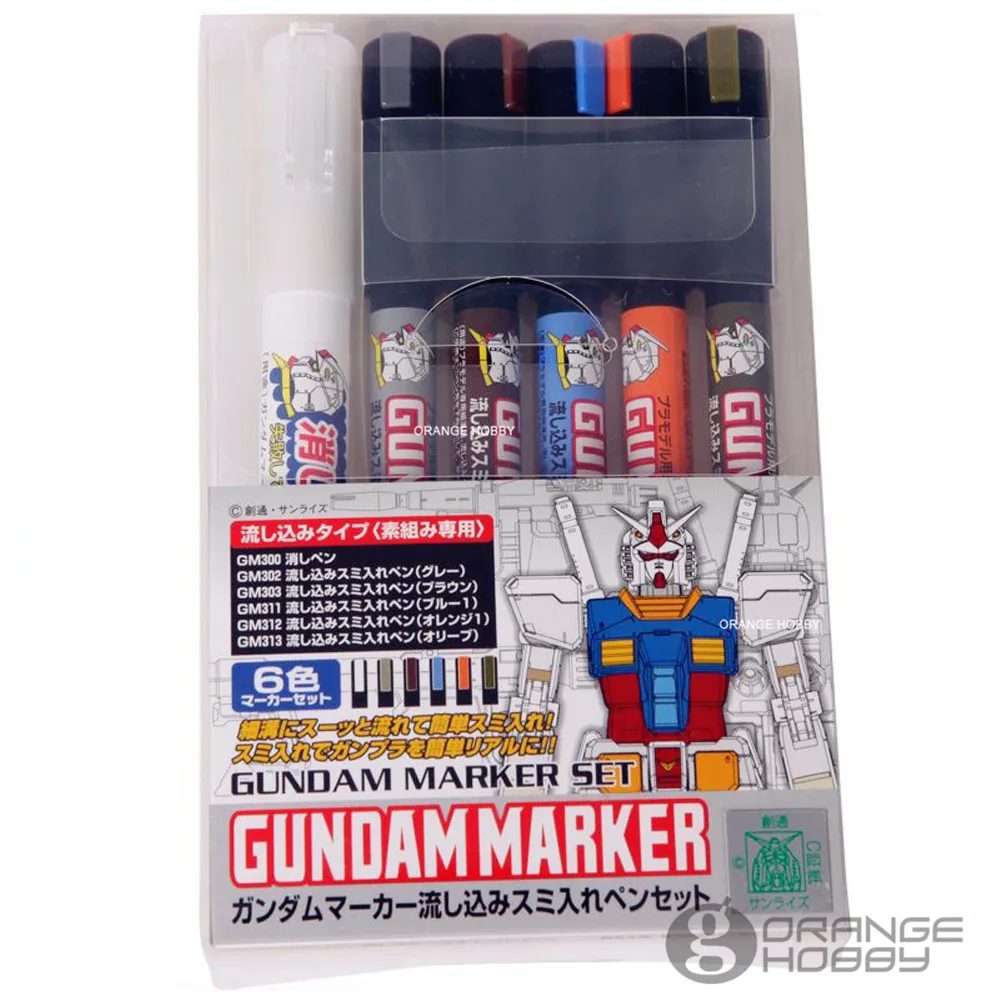 Mr. Hobby GSI MrHobby GMS122 Gundam маркер Pour type набор для хобби модель краска моделирования