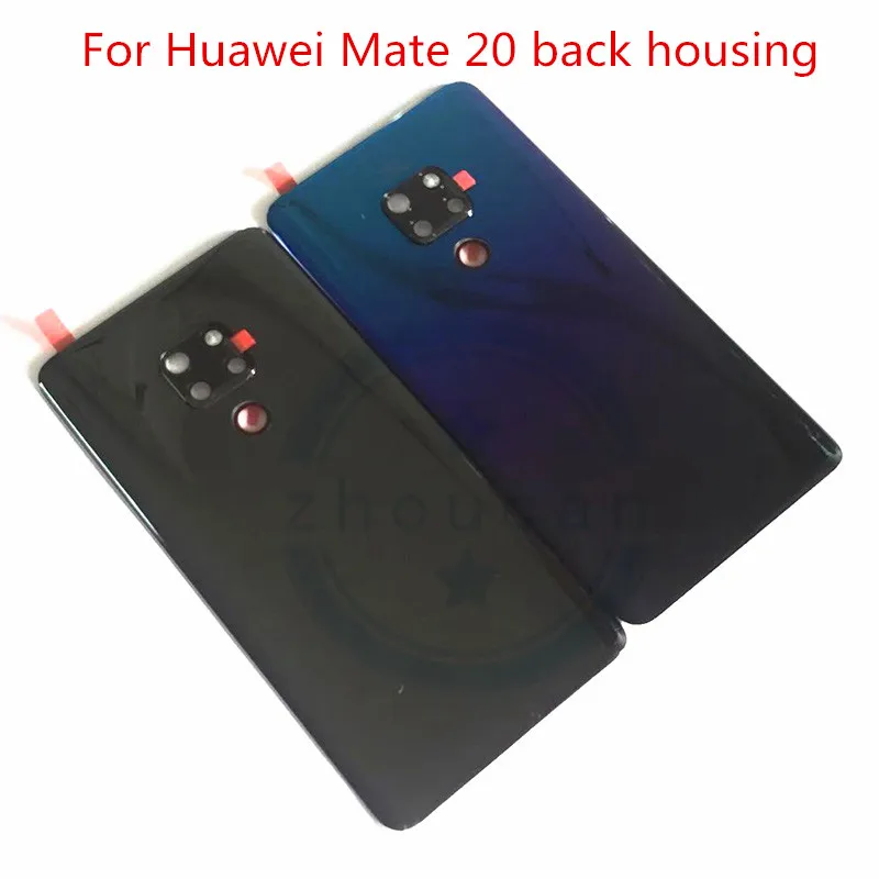 Оригинальное стекло для Huawei mate 20 Задняя крышка батареи задняя дверь Корпус чехол