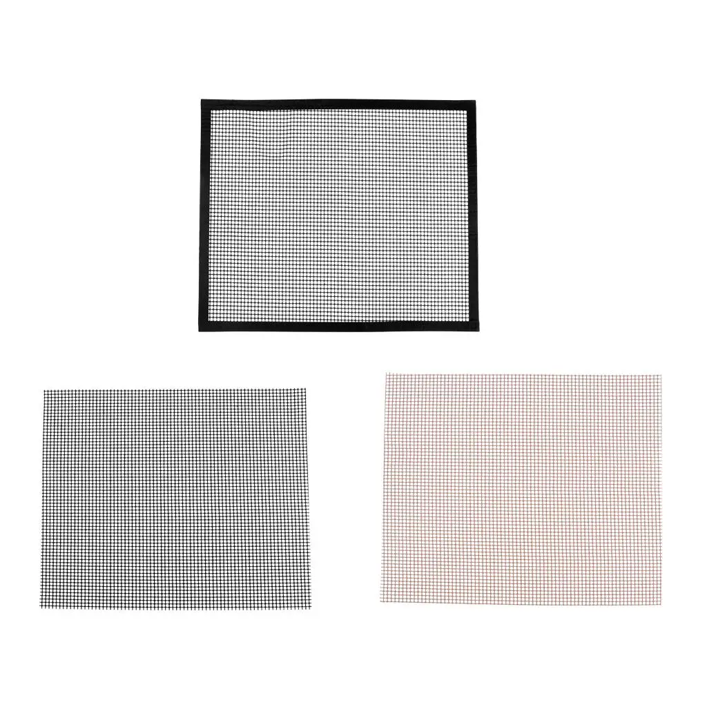 Fiberglass Non-stick BBQ Grill Mesh Net Barbecue Grilling Pad Replacement Mat 40x33cm For Outdoor Camping Picnic Cooking Tools
