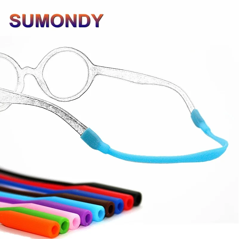 

Super Soft Elastic Silicone Slip-resistant Glasses Rope Kids Silica Gel Eyewear Strap Sports Band Eyeglasses Cord Holder G131