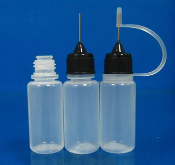 

free shipping 2500pcs 10 ml plastic bottle / needle tip dropper bottle