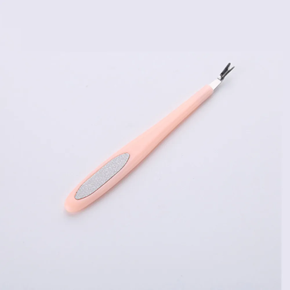 

1pc Cuticle Pusher Professional Nail Cuticle Remover Callus Dead Skin Fork Nail Manicure Pedicure Tools