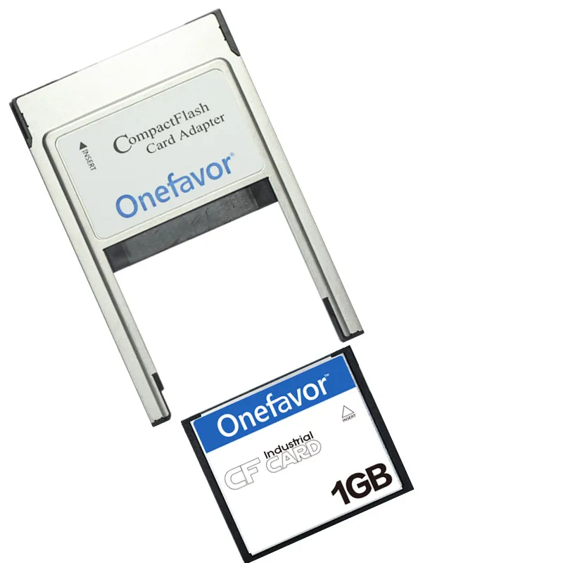 Компактная флеш карта 1 Гб 2 4 ГБ 8 промышленная памяти CF с адаптером PCMCIA Type II и I JANOME