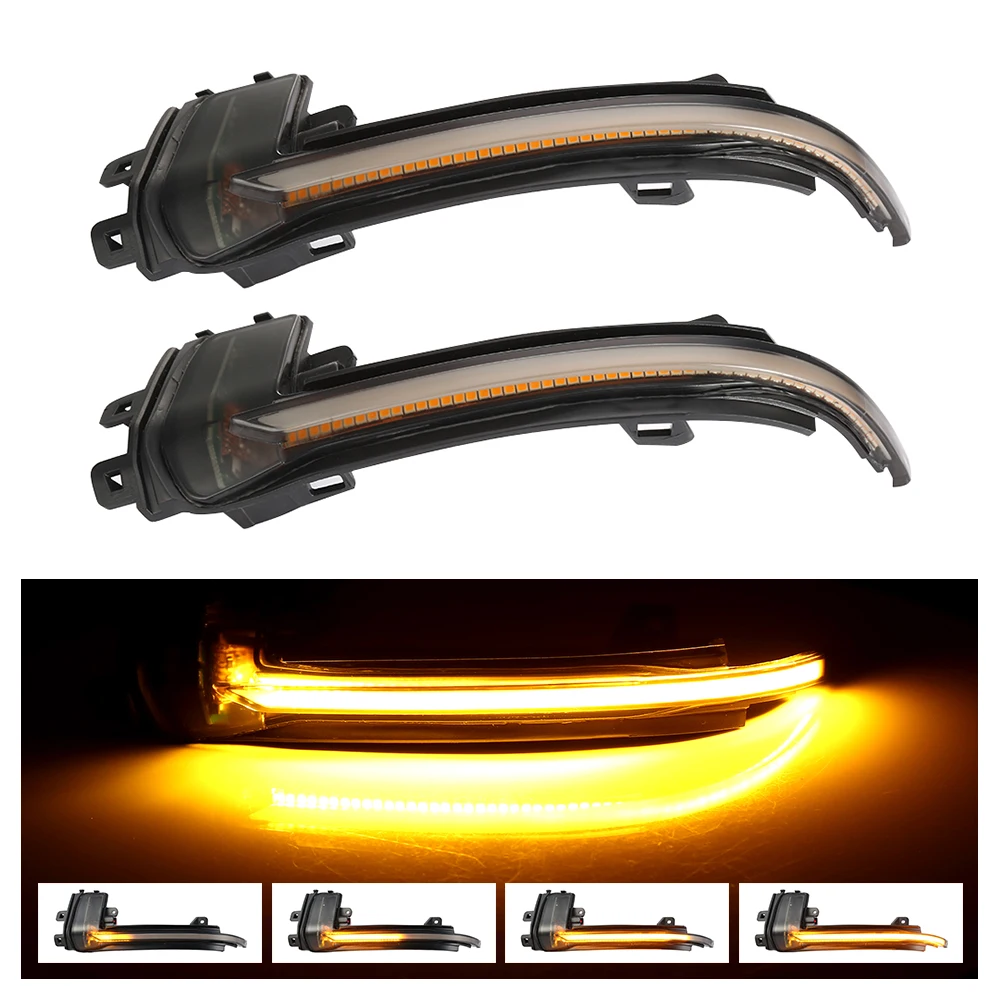 Tanie 2 sztuk dla Audi A4 A5 B8.5 RS5 RS3 A3 8P dynamiczne włącz sygnał LED migacz RS4 sline S5 sekwencyjne korzystając z łączy z boku światło lustrzane 2013 2016