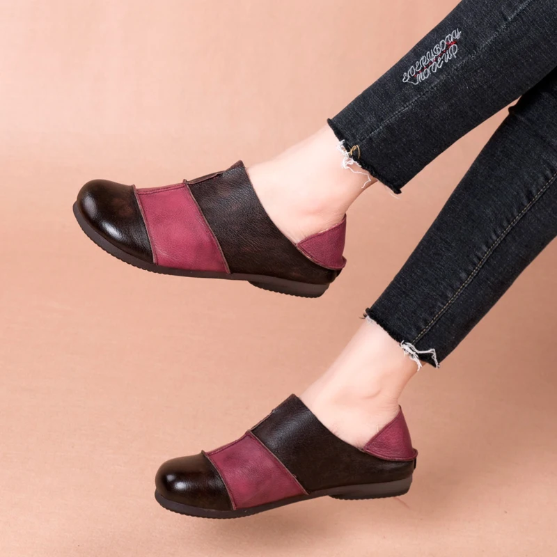 

women 2019 genuine leather low heel slip on driving shoes spadrilles moccasins shandmade loafers sapatilha espadrillas AH7201