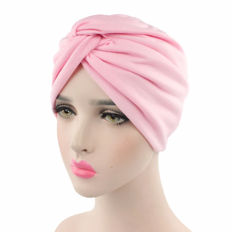 High quality Women Cancer Chemo Hat Beanie Scarf Turban Head Wrap Cap Soft comfortable Cotton Knitted hat lowest Price@casquette - Цвет: P