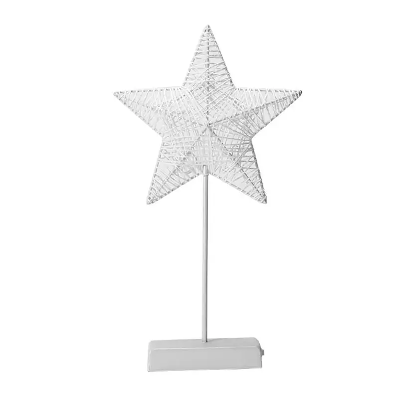 LED Night Light Romantic Warm Table Lamp Portable for Home Office (Line Tie Five-Pointed Star) | Освещение