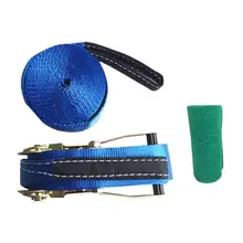 10*0,5 м открытый экстремальный спорт Slackline стиль утолщение Мягкая Веревка Фитнес Баланс веревка