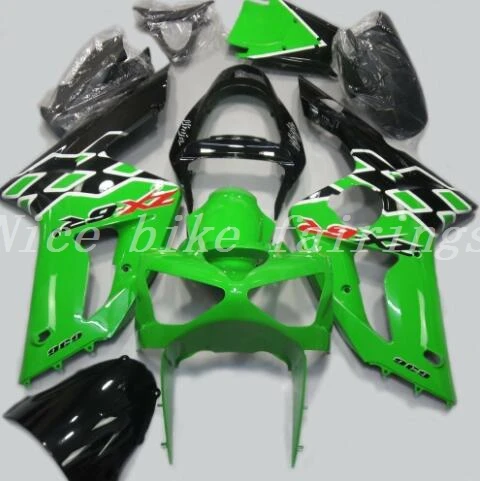 

New Injection Mold Abs Fairings Kit Fit for kawasaki Ninja ZX6R 636 2003 2004 03 04 6R 600CC Bodywork set custom green black