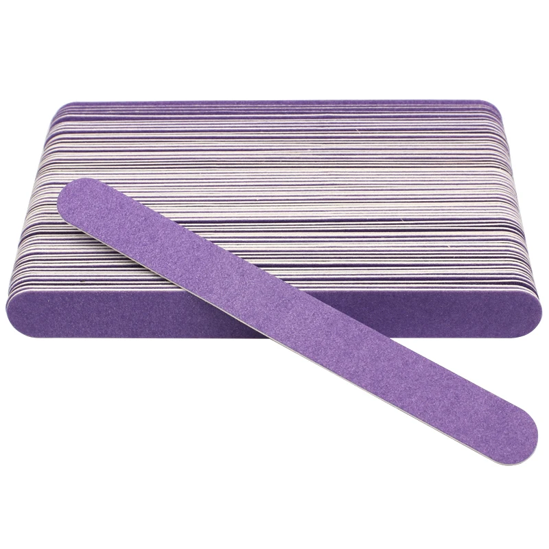

50Pcs Nail File Wooden Sanding Polish Buffer For Manicure Disposable Emery Board motor lixa de unha manicure care tools For acry