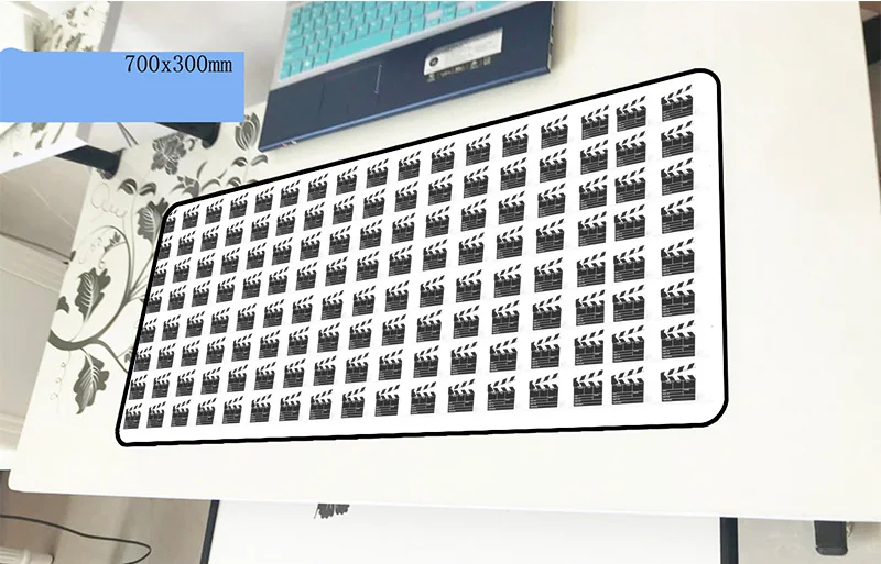 Movie Clapperboard mousepad gamer Personality 700x300x3mm gaming mouse pad Boy Gift font b notebook b font