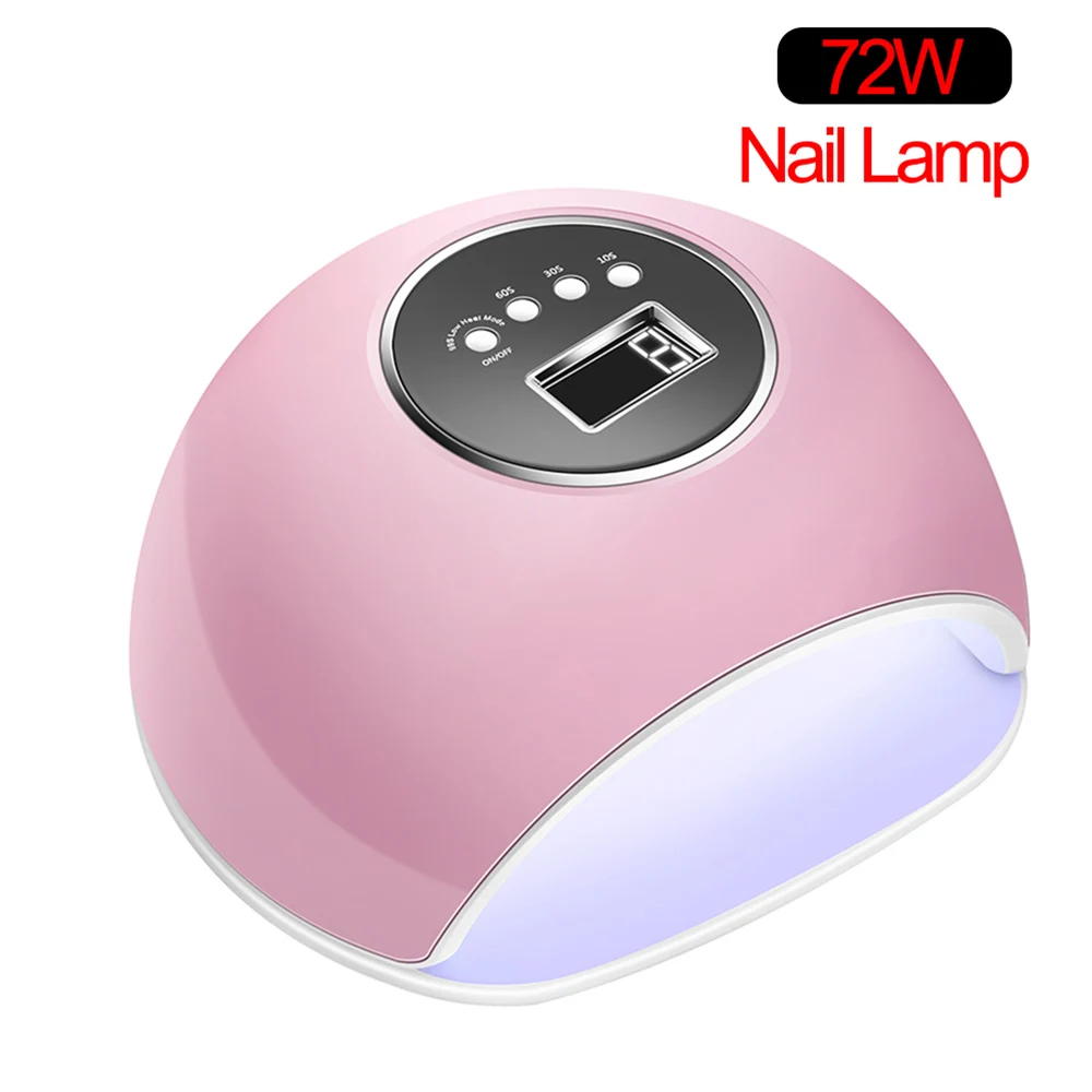 48W UV LED Lamp Nail 24 LEDs Dryer for All Gels For Machicure with 10/30/60S Infrared sensing Art tools | Красота и здоровье