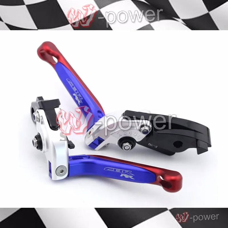 

fite For HONDA CBR 600RR CBR600RR 2003-2006 CBR954RR 2002-03 Motorcycle Adjustable Fold-Out Extendable Brake Disc Logo CBR RR