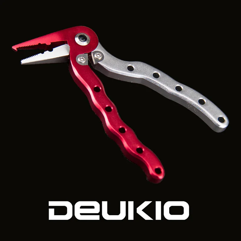 

Aviation Aluminum 4.5 Inches Mini Beak Pliers Tungsten Steel Head Ultralight Lure Pliers Fishing Tools Fishing Equipment