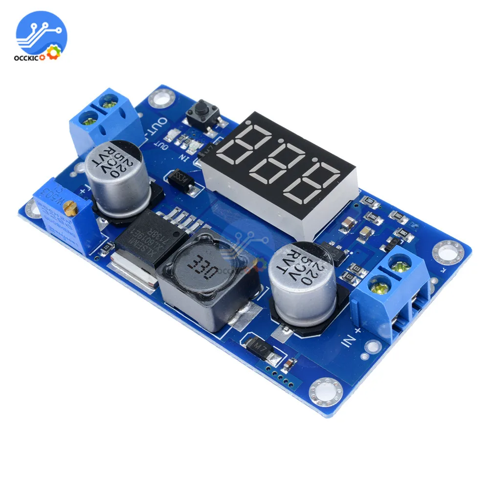 XL6009 DC шаг повышающий Зарядное устройство Модуль 4 5 32V постоянного тока до 35V