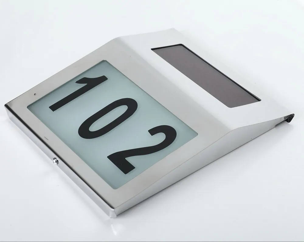 Solar House Number Light, Solar Wall Light LEDin Solar Lamps from