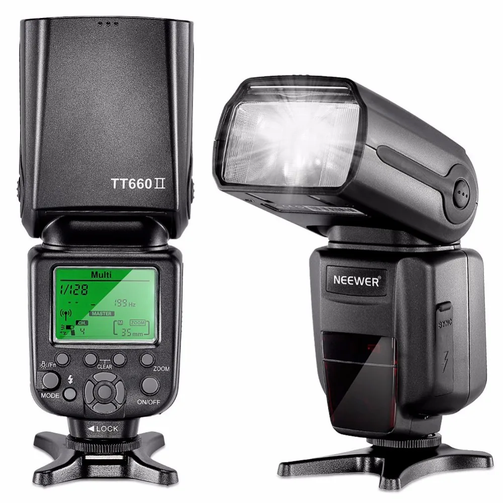 Neewer 5500k 2.4G Wireless Speedlight Flashlight NW TT660 II with Flash