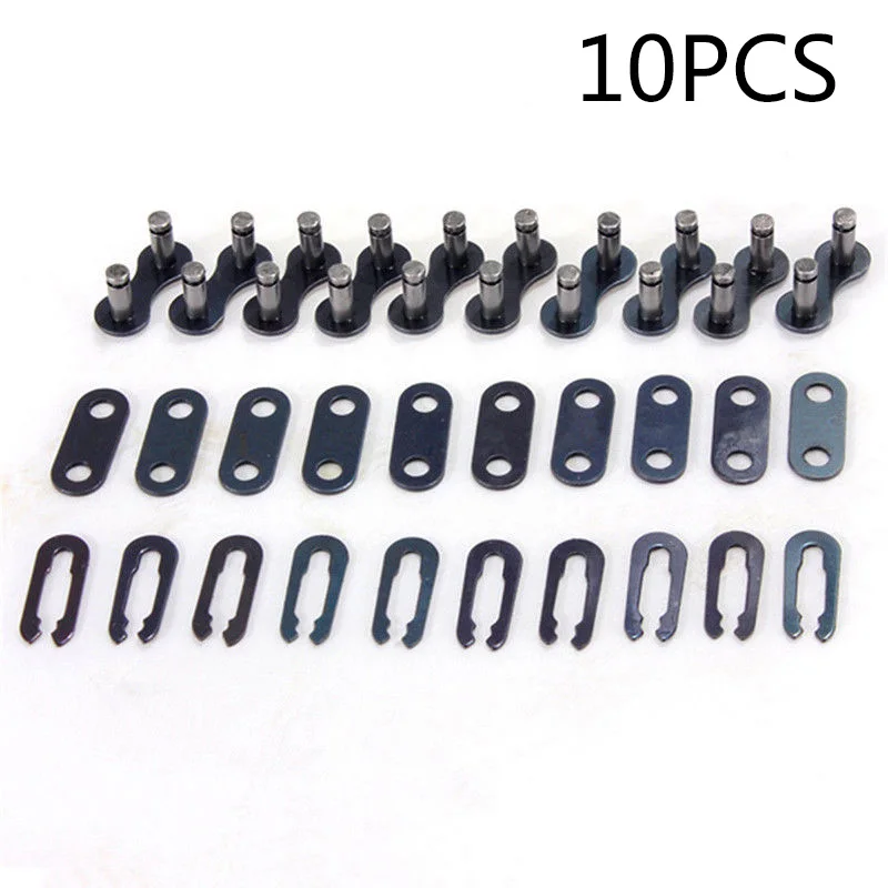 

10x Bicycle Bike Single Speed Quick Chain Master Link Connector Repair Parts