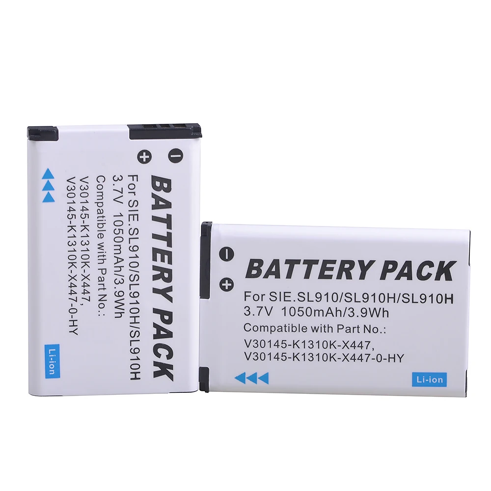 2PCS 1050mAh Cordless Phone Li ion Battery for Gigaset SL910 SL910H SL910A V30145 K1310K X447