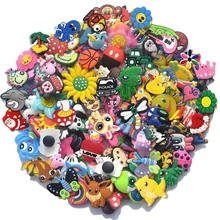 100 шт ПВХ разные аксессуары для обуви подвески для обуви украшения для обуви для Крока браслет детский подарок