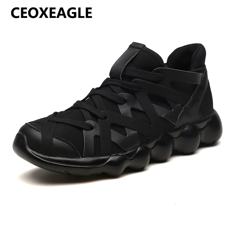 Мужские и женские кроссовки CEOXEAGLE Модные дышащие на плоской подошве со шнуровкой
