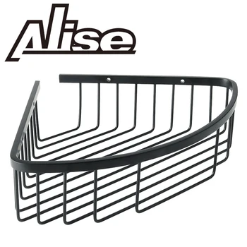 

Alise SUS 304 Stainless Steel Shower Caddy Bathroom Corner Basket Storage Wall Mount,Matte Black