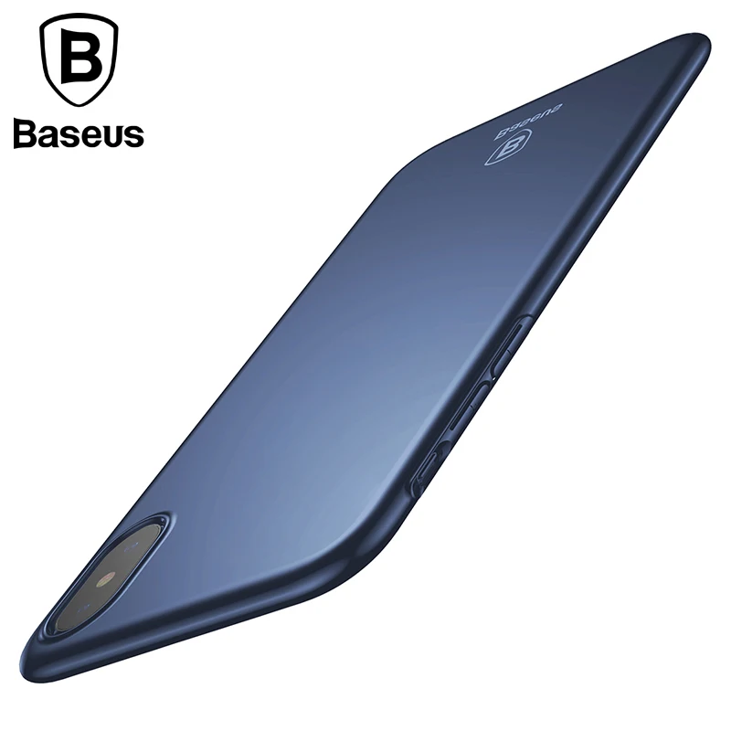 

Baseus Ultra thin Protection Case for iPhone X Fashion Anti-fingerprint Phone Case for Apple iPhone X Silm Back Protective Cover