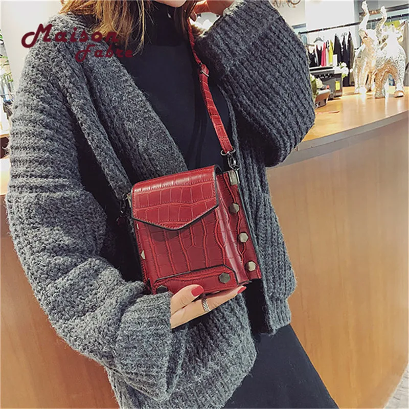 

Maison Fabre Women Leather Handbags PU Mini Square Bag Crossbody bags for women Handbags Phone Bag